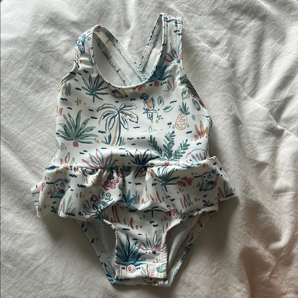 Carter’s 3 Month, Tropical Print, Baby Swimsuit